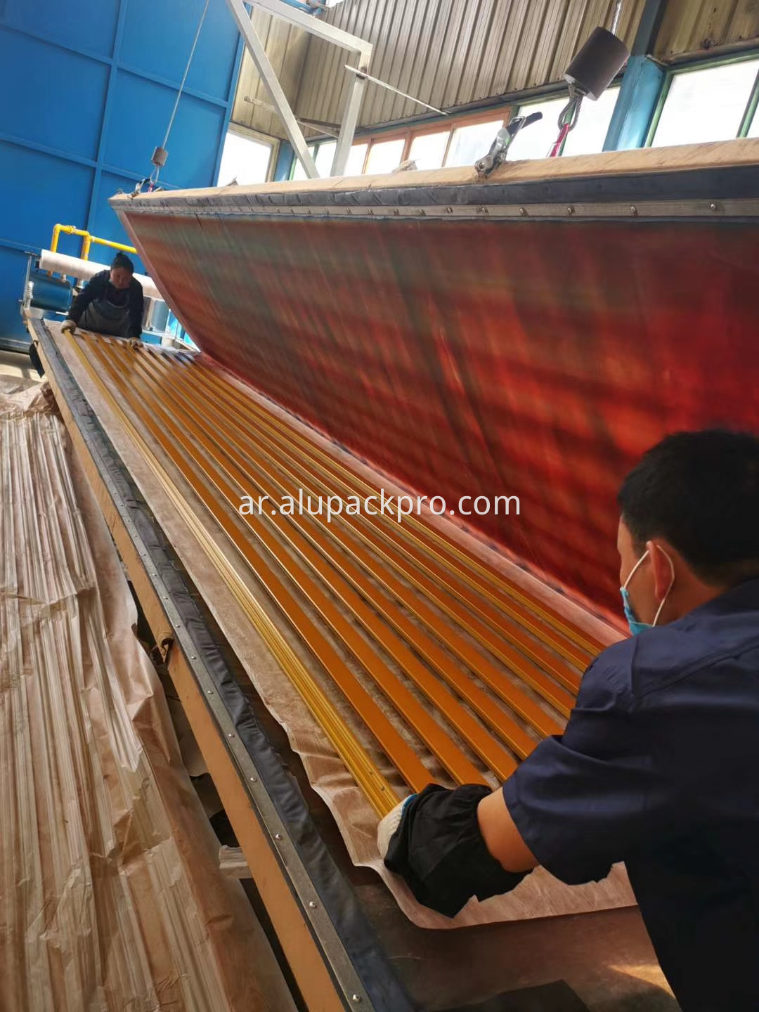 آلة طباعة نقل الحبوب الخشبية Wood Grain Transfer Printing Machine